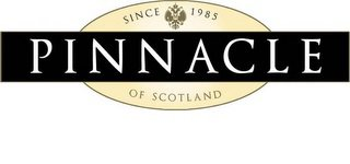 PINNACLE OF SCOTLAND SINCE 1985 M