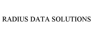 RADIUS DATA SOLUTIONS