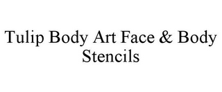 TULIP BODY ART FACE & BODY STENCILS