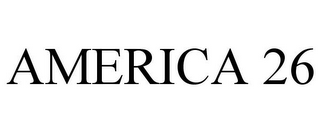 AMERICA 26