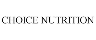 CHOICE NUTRITION