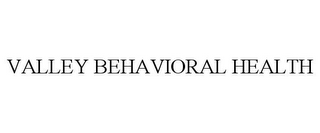 VALLEY BEHAVIORAL HEALTH