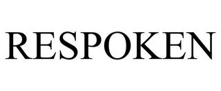 RESPOKEN
