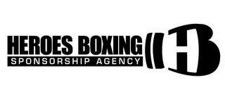 HEROES BOXING SPONSORSHIP AGENCY HB