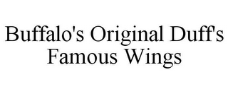 BUFFALO'S ORIGINAL DUFF'S FAMOUS WINGS