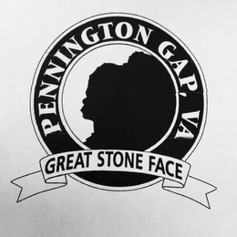 PENNINGTON GAP, VA GREAT STONE FACE