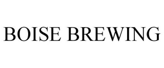 BOISE BREWING