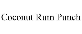 COCONUT RUM PUNCH