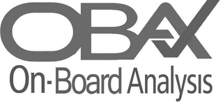 OBA ON-BOARD ANALYSIS