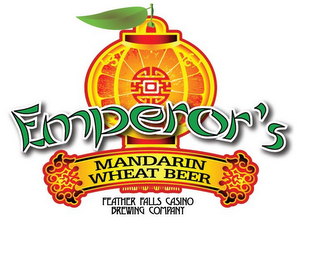 EMPEROR'S MANDARIN WHEAT BEER FEATHER FALLS CASINO BREWING COMPANY