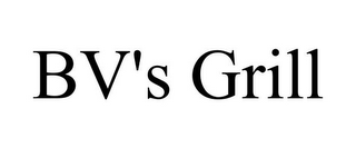 BV'S GRILL