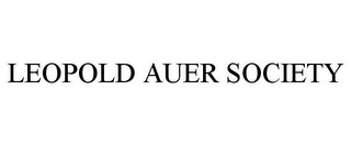 LEOPOLD AUER SOCIETY