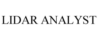 LIDAR ANALYST