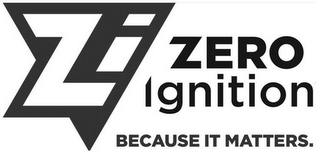 ZI ZERO IGNITION BECAUSE IT MATTERS.