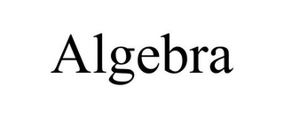 ALGEBRA