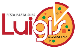 LUIGI'S A SLICE OF ITALY PIZZA.PASTA.SUBS