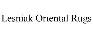 LESNIAK ORIENTAL RUGS