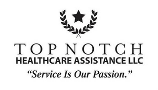 TOP NOTCH HEALTHCARE ASSISTANCE LLC "SERVICE IS OUR PASSION."