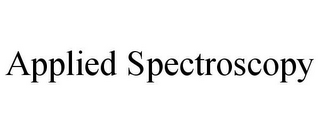 APPLIED SPECTROSCOPY