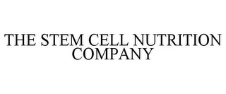 THE STEM CELL NUTRITION COMPANY