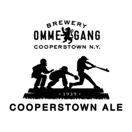 BREWERY OMME GANG COOPERSTOWN N.Y. 1939 COOPERSTOWN ALE