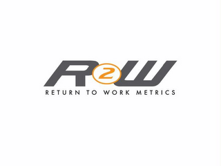 R2W RETURN TO WORK METRICS