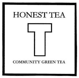 HONEST TEA T COMMUNITY GREEN TEA