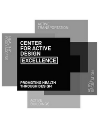 CENTER FOR ACTIVE DESIGN EXCELLENCE ACTIVE BUILDINGS HEALTHY FOOD ACCESS ACTIVE TRANSPORTATION ACTIVE RECREATION