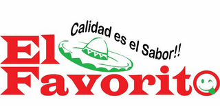EL FAVORITO CALIDAD ES EL SABOR!!"