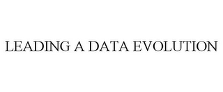 LEADING A DATA EVOLUTION