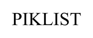 PIKLIST