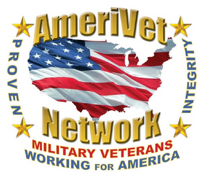 AMERIVET NETWORK PROVEN INTEGRITY MILITARY VETERANS WORKING FOR AMERICA