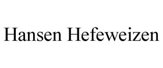 HANSEN HEFEWEIZEN