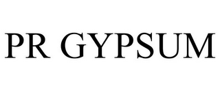 PR GYPSUM