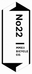 NO22 MMXII BICYCLE CO.