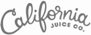 CALIFORNIA JUICE CO.