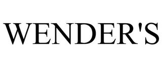WENDER'S