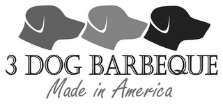 3 DOG BARBEQUE MADE IN AMERICA