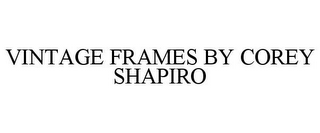 VINTAGE FRAMES BY COREY SHAPIRO