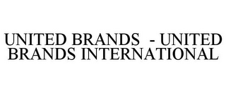 UNITED BRANDS - UNITED BRANDS INTERNATIONAL