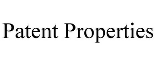 PATENT PROPERTIES