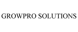 GROWPRO SOLUTIONS