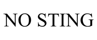 NO STING
