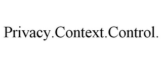 PRIVACY.CONTEXT.CONTROL.