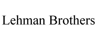 LEHMAN BROTHERS