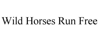WILD HORSES RUN FREE