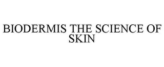 BIODERMIS THE SCIENCE OF SKIN