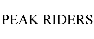 PEAK RIDERS