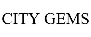 CITY GEMS