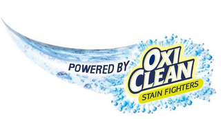 POWERED BY OXICLEAN STAINFIGHTERS